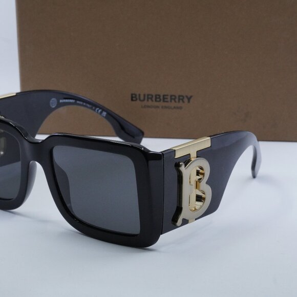 FINAL PRICE NEW BURBERRY BE4406U 300187 BLACK GOLD/DARK GREY SUNGLASSES main image 9